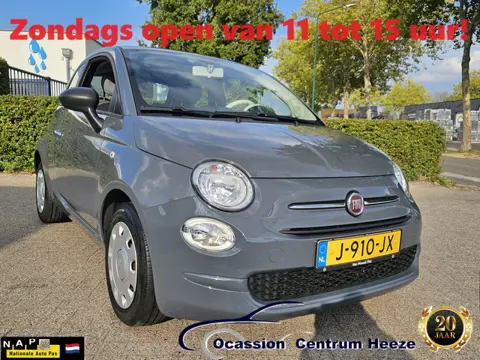 Fiat 500 1.0 Hybrid Pop, 1e Eig! 12 mnd Garantie! Airco! Apk 3-2028! Zondag OPEN!