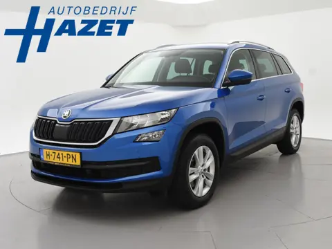 Skoda Kodiaq 1.5 TSI 150 PK DSG AUT. *RACE BLUE METALLIC* + WEGKLAPBARE TREKHAAK 1800 KG