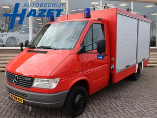 Mercedes-Benz Sprinter 412D 2.9D AUTOMAAT *13.403 KM* BRANDWEERAUTO *MARGE* DUBBEL LUCHT