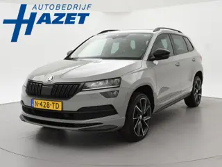 Skoda Karoq 1.5 TSI ACT 150 PK DSG SPORTLINE + CANTON AUDIO | STEEL GREY | CAMERA | 19 INCH | VIRTUA