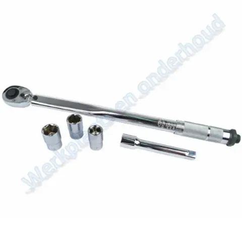 Momentsleutel 1/2” 28-210Nm set 5-delig