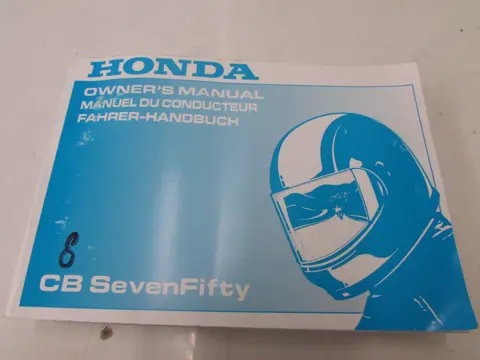 INSTRUCTIEBOEKJE Honda CB 750 1991 - 2001