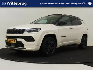 Jeep Compass 4xe 240 Plug-in Hybrid Electric S MOOI EXEMPLAAR IN HET PARELMOER WIT!