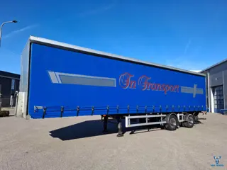 MTDK ES2060 / CITYTRAILER / LIFT AXLE / STEERING AXLE / GALVANIZED / REMOTED PLATFORM 2500 KG / NICE