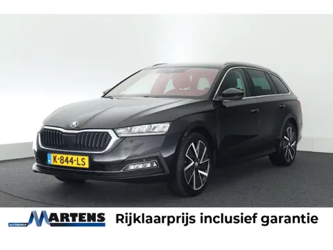 Skoda Octavia Combi 1.0 e-TSI 110pk DSG Business Edition Plus Leder Stoelverwarming V+A Keyless Virt