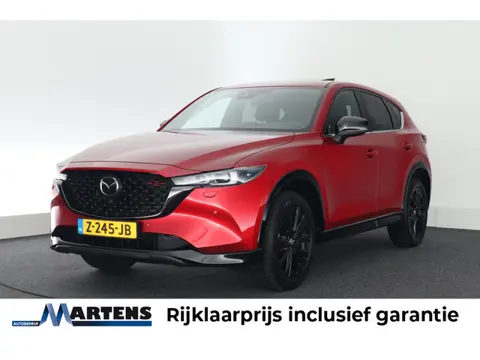 Mazda CX-5 2.5 194pk Homura Trekhaak Schuifdak Leder 360-Camera Bose Keyless Stoelverwarming