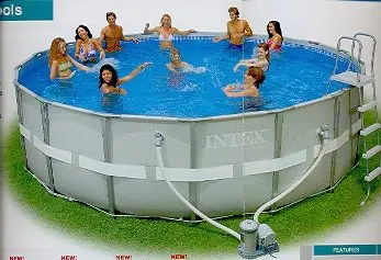 Zwembad Intex Ultra Framepool Ø488X122 CM Hoog (NIEUW)