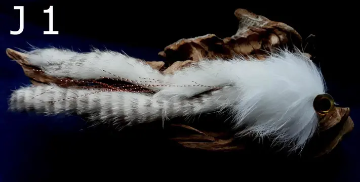 Snoekstreamers dubbele Magnum (Tiger Barred) staart zonkerstaart