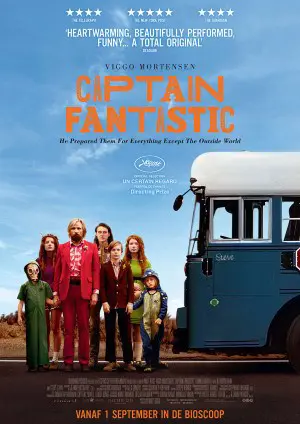 CAPTAIN FANTASTIC filmposter.