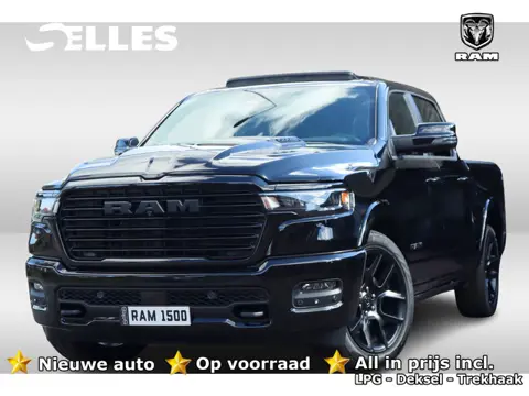 Dodge Ram 1500 2025 3.0L HURRICANE LARAMIE Night Premium | BPM VRIJ | NIEUW | LPG in of onderbouw | 