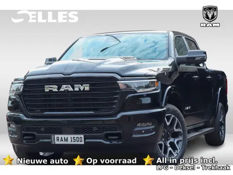 Dodge Ram 1500 2025 3.0L HURRICANE LARAMIE SPORT | BPM VRIJ | NIEUW | LPG in of onderbouw | Deksel
