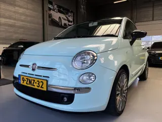 Fiat 500 0.9 TwinAir Lounge Leer, Open dak (bj 2015)