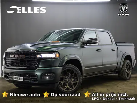 Dodge Ram 1500 2025 3.0L HURRICANE LARAMIE Night Premium | BPM VRIJ | NIEUW | Panoramadak | Luchtver