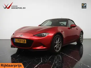 Mazda MX-5 1.5 SkyActiv-G 132PK Luxury Roadster - Lederen bekleding - Climate control - Cruise contr