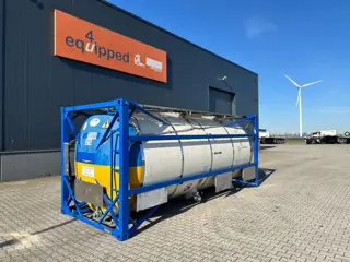 UBH INTERNATIONAL 20FT ISO 22.500L / 3 comp (3x 7.500L) / IMO-1 / T7 / 22T6 / 2.5Y+CSCS-test: 09-202