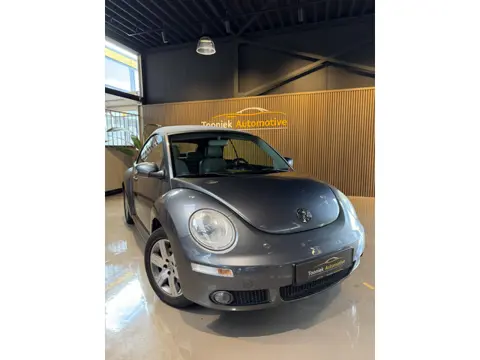 Volkswagen New Beetle Cabriolet 1.6 Trendline Beige Leer Stoelverwarming LMV Nwe APK bij Aflevering