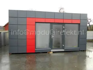 Draagbare hutten, Tuinkantoren, Barcontainer, Kantoorunit, B
