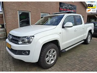 Volkswagen Amarok 2.0 TDI 4Motion Dubbel Cabine 5 pers Highline. Zeer netjes & unieke KM-stand! O.a.