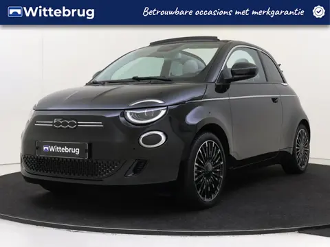 Fiat 500C La Prima 42 kWh FULL OPTIONS !!! Leder +  stoelverwarming + JBL geluidsinstallatie