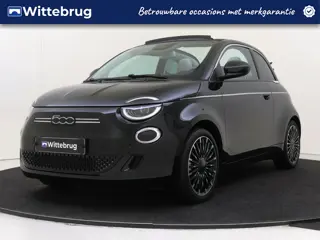 Fiat 500C La Prima 42 kWh FULL OPTIONS !!! Leder +  stoelverwarming + JBL geluidsinstallatie