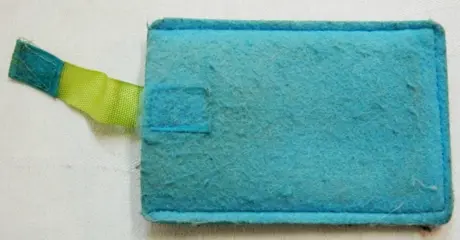 Vilt hoesje voor o.a. iphone 4/5 en Galaxy S3/S4, gst, blauw