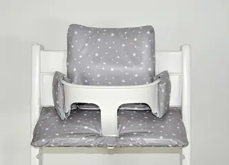 Stokke tripp trapp gecoate stoelverkleiner kussens Grey Star