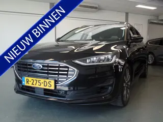 Ford FOCUS Wagon 1.0 EcoBoost Hybrid Titanium 125pk automaat, Nieuw model!! Navigatie, Achteruitrijc