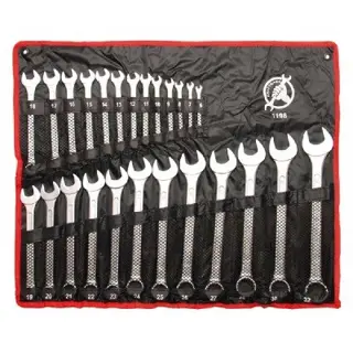 Kraftmann ring-steeksleutelset, 25 delig