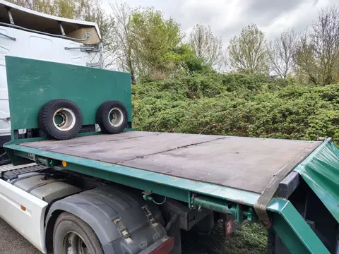 Truck Transporter van Hool,Semi Dieplader