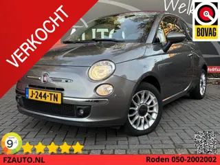 Fiat 500 C 1.2 Lounge - Cabrio - Airconditioning - Parkeersensoren Achter