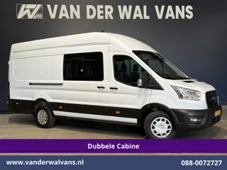 Ford Transit 2.0 TDCI 170pk L4H3 Dubbele Cabine Euro6 Airco | 6-zits | Camera | LED | Apple Carplay 