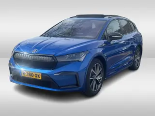 Škoda Enyaq iV 60 Sportline / NIEUWSTAAT! / Panoramadak / Camera / Leder&Alcantara / 20'' / Keyless 