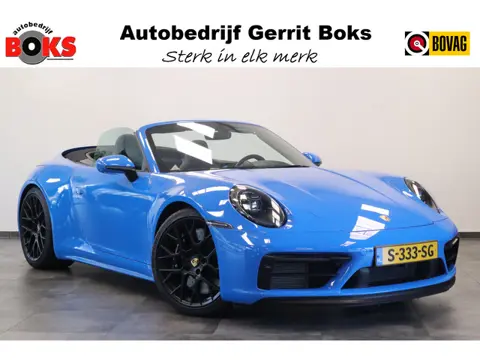 Porsche 911 Cabrio 3.0 Carrera 4 GTS Sport Chrono X- Sight NL Auto 480PK! Shark blue Dealer onderhou