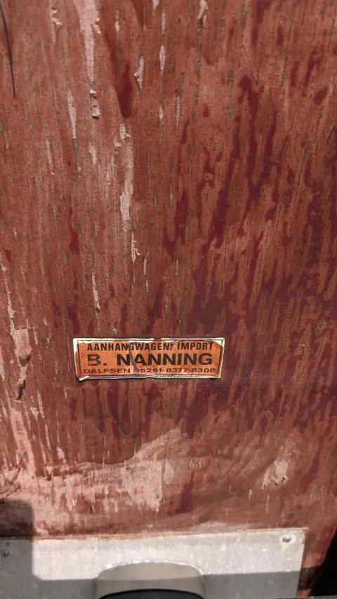 Paardentrailer eerlijke oldtimer