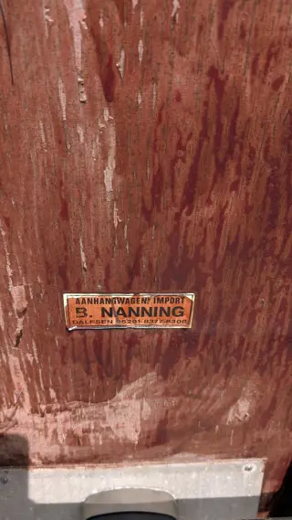 Paardentrailer eerlijke oldtimer