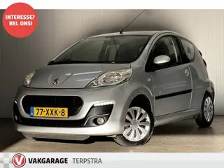 Peugeot 107 1.0 Active/ AUTOMAAT!/ Flippers/ LED Dagrijverl./ Airco!/ Cruise/ Radio-CD+AUX/ Elek.Pak