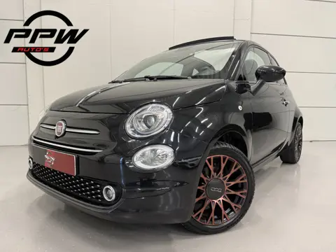 Fiat 500C 1.2 Edition "120th" LED/CARPLAY/VIRTUAL/16"COPPER/MF-STUUR/ECC/CRUISE/PARKEERSENSOREN/BLAC