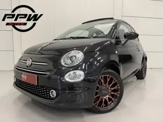 Fiat 500C 1.2 Edition "120th" LED/CARPLAY/VIRTUAL/16"COPPER/MF-STUUR/ECC/CRUISE/PARKEERSENSOREN/BLAC