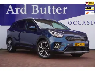 Kia Niro 1.6 GDi Hybrid DynamicPlusLine+Led+breed-navigatie+stuur&stoel-verw+18"lmv+Leder = ORIG/NL/
