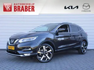 Nissan Qashqai 1.2 Tekna | Trekhaak | 360 Camera | Pano dak | Stoel-/voorruitverwarming | Dodehoek d