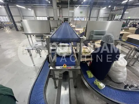 Greymans Paktech productie- en inpaklijn met weegschalen