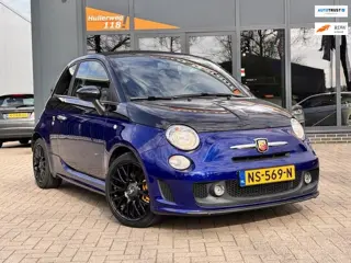 Fiat 500 1.4 T-Jet Abarth Elaborabile/ cabrio / bi colore/leder/pdc/zeer netjes