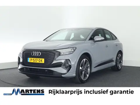 Audi Q4 Sportback e-tron 40 204pk S edition 77 kWh SOH 91% Leder Memory Sonos Head-Up Stoelverwarmin