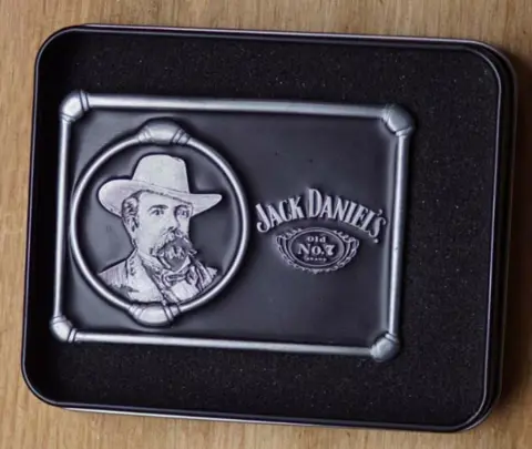 Buckle " Jack Daniels " Afbeelding hoofd van Jack