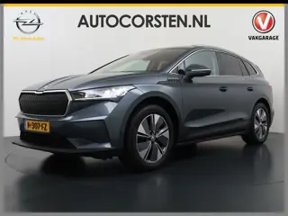 Škoda Enyaq iV 80 Leer Pano-Dak/SchuifDak SOH 93% Trekhaak Camera Navi Ecc Apple Carplay Android Aut