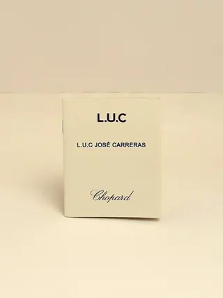 Chopard Booklet L.U.C. Jose Carreras
