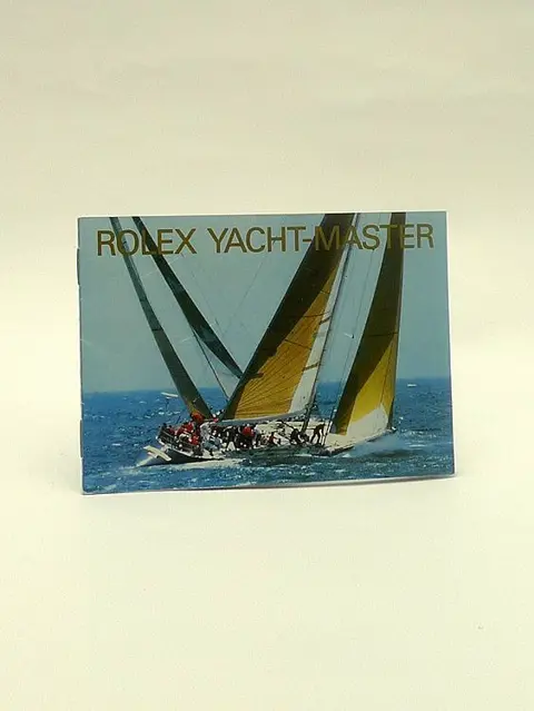 Rolex Yachtmaster Manual Booklet 1992 Spanish