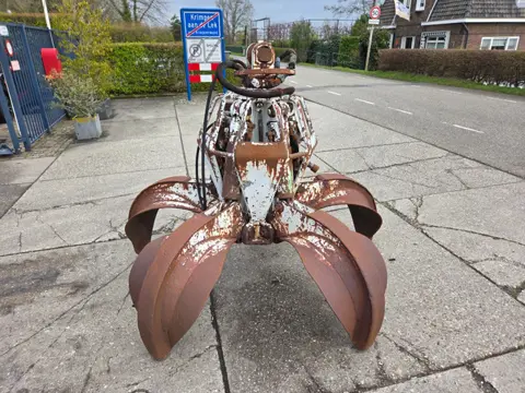 Roterende poliepgrijper 5 schalen