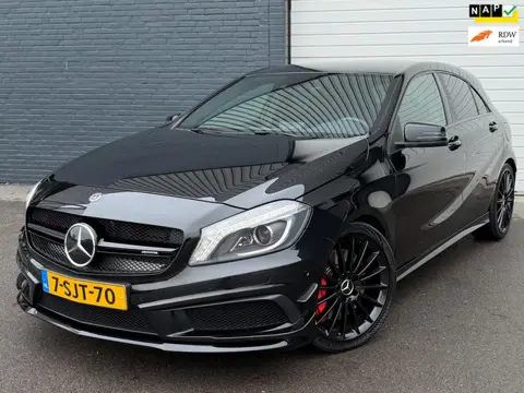 Mercedes-Benz A-klasse AMG 45 4MATIC VOLO-H/NAP/SPORTUITLAAT/H-K/RODESTICKSELS