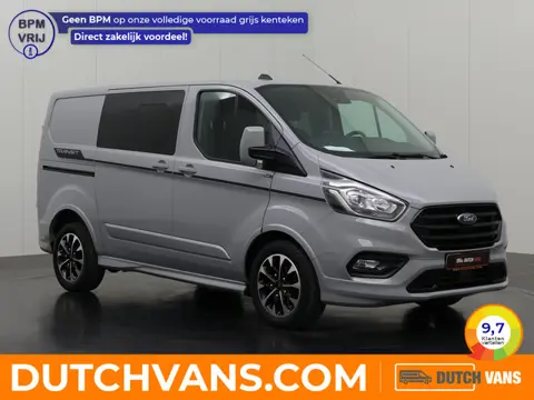 Ford Transit Custom 2.0TDCi 170PK Automaat Dubbele Cabine Sport | 2xSchuifdeur | Multimedia | Camera